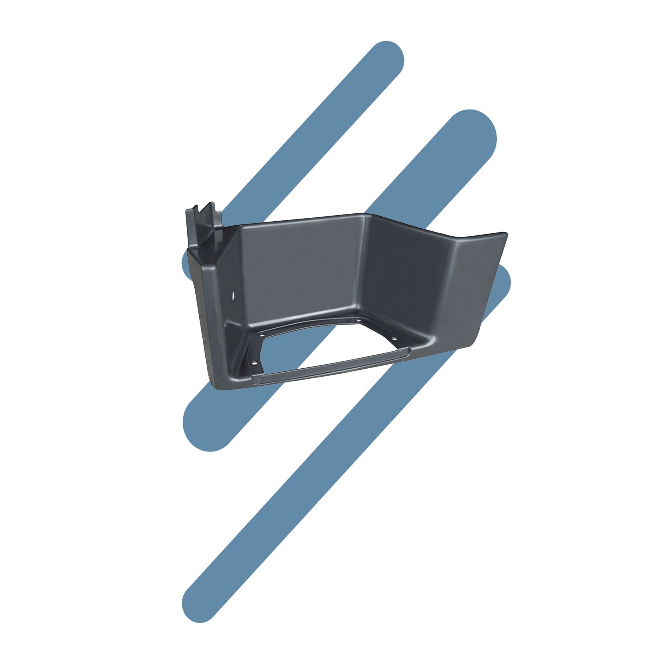 Caixa Estribo LE MAN TGX (81615100679/81615100735)  (81615100644)